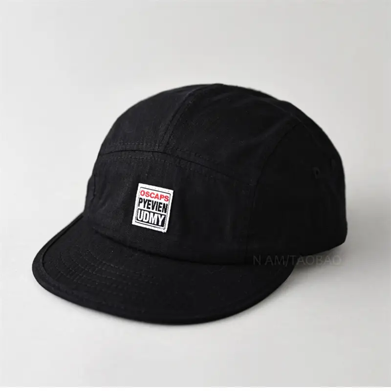 Men's Grey Duck Tongue Cap with Label - Image 7