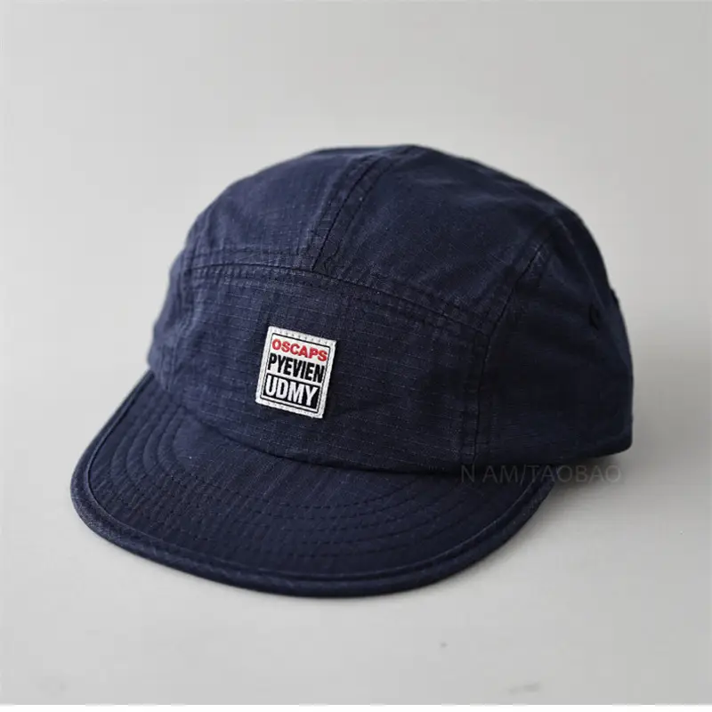 Men's Grey Duck Tongue Cap with Label - Image 9