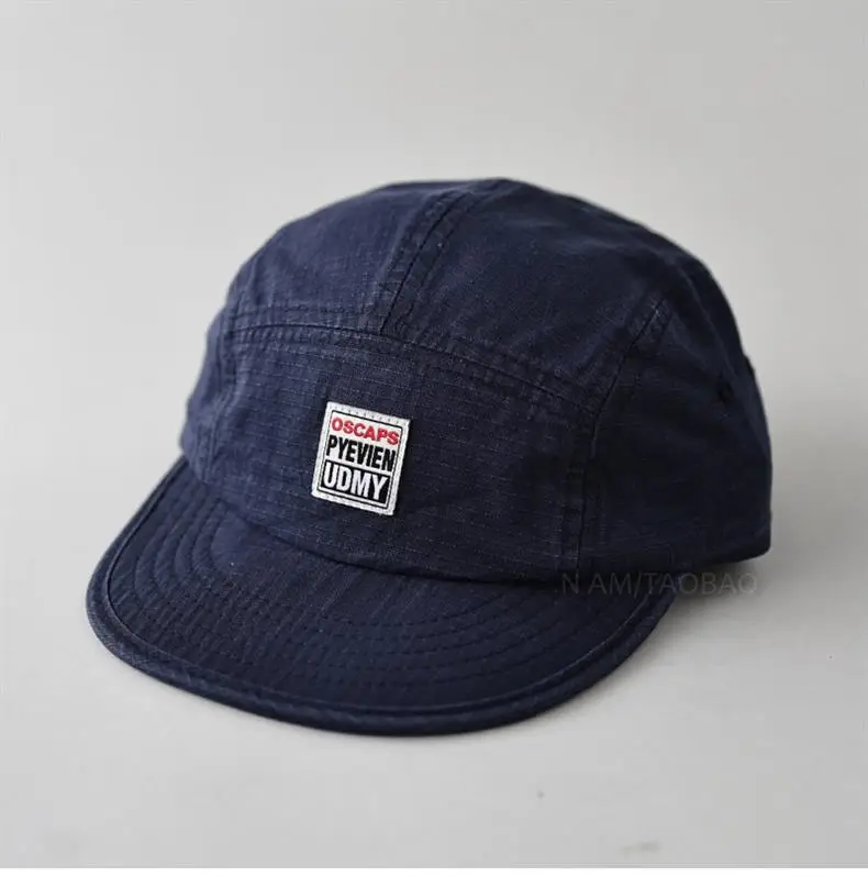 Men's Grey Duck Tongue Cap with Label — feature 4
