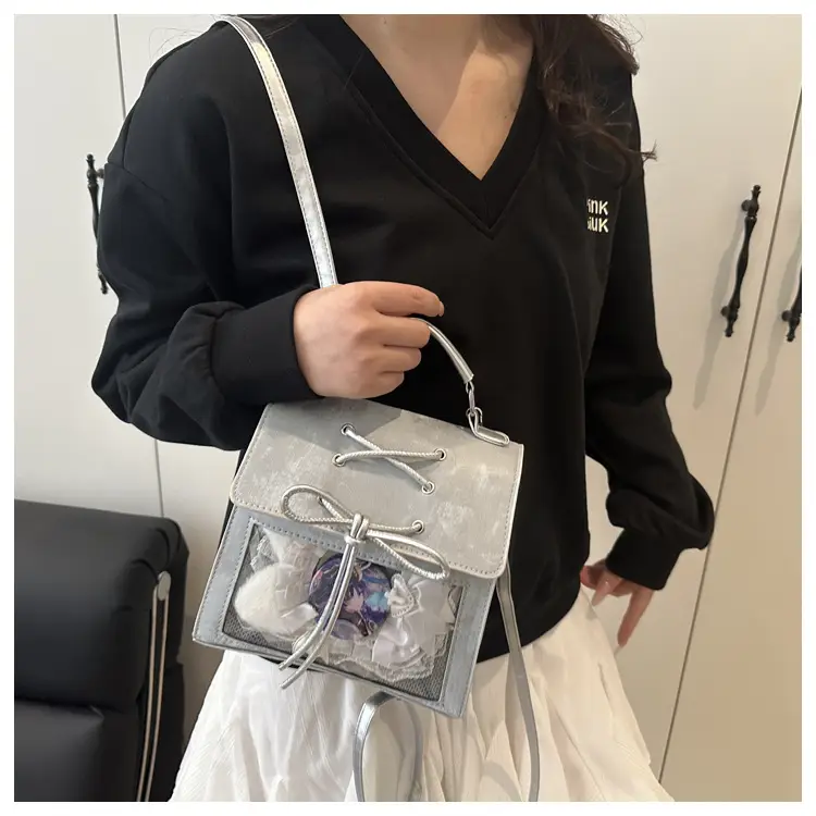New Japanese Style Cream Pain Bag for Women — feature 14