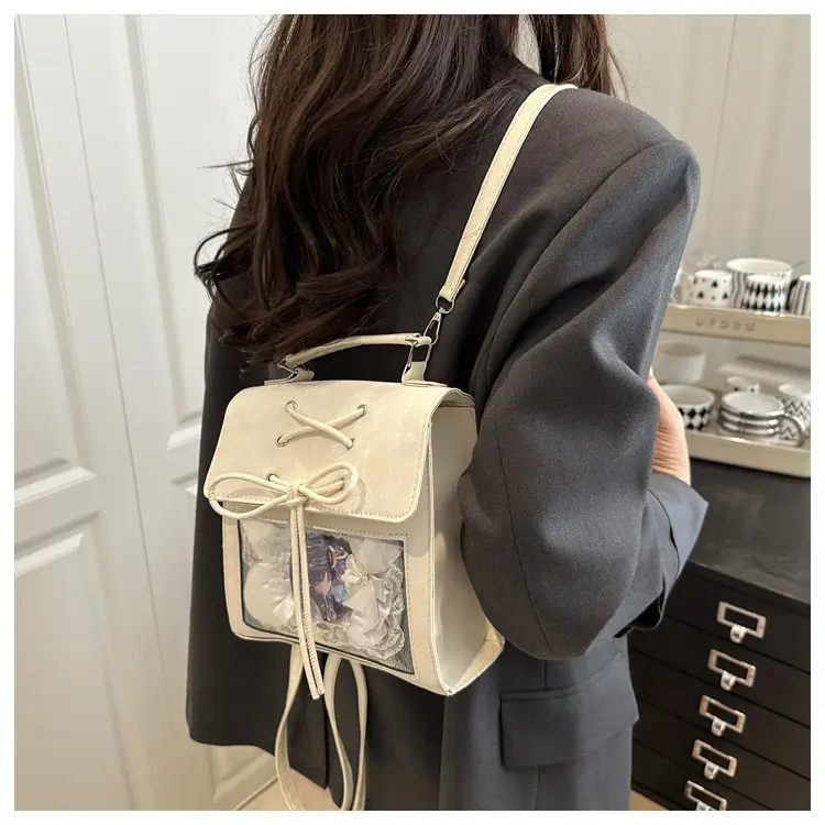 New Japanese Style Cream Pain Bag for Women — feature 18