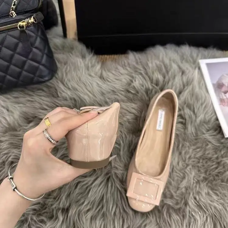 Petite Square Buckle Shoes for Women 2025 Spring — feature 7