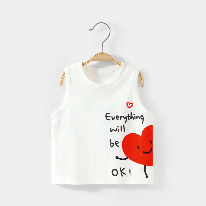 Baby Happy Hat Sleeveless Vest Yellow Cotton - Image 2