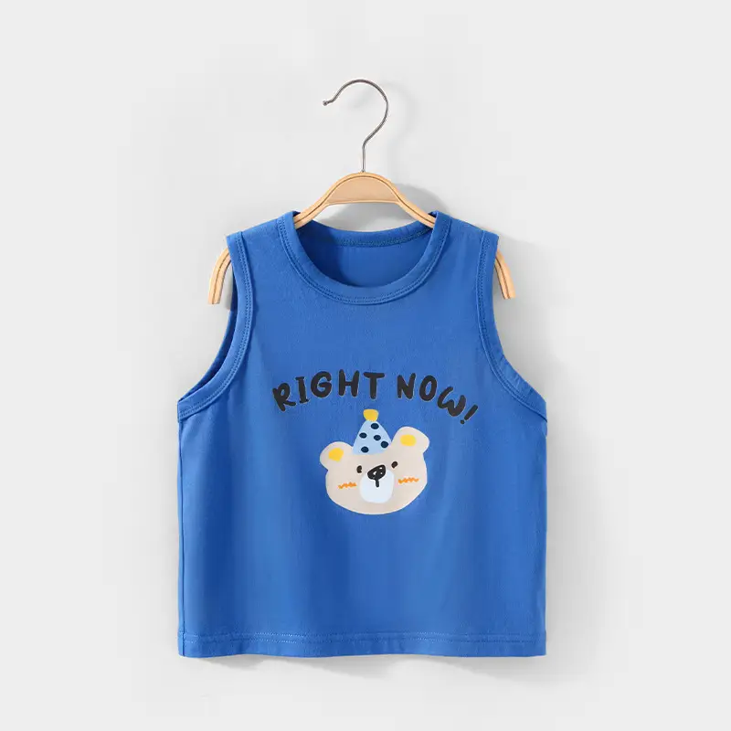 Baby Happy Hat Sleeveless Vest Yellow Cotton - Image 3
