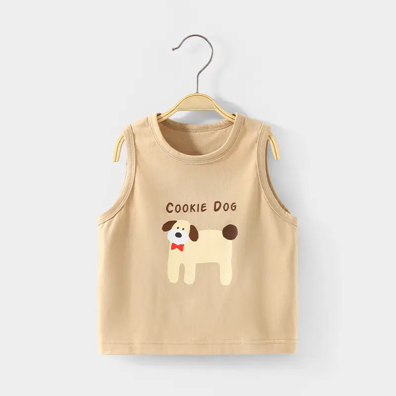 Baby Happy Hat Sleeveless Vest Yellow Cotton - Image 7