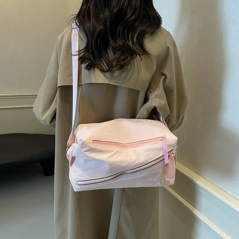 Women's Crossbody Bags 2025 Solid Color Hand Carrying - Image 8