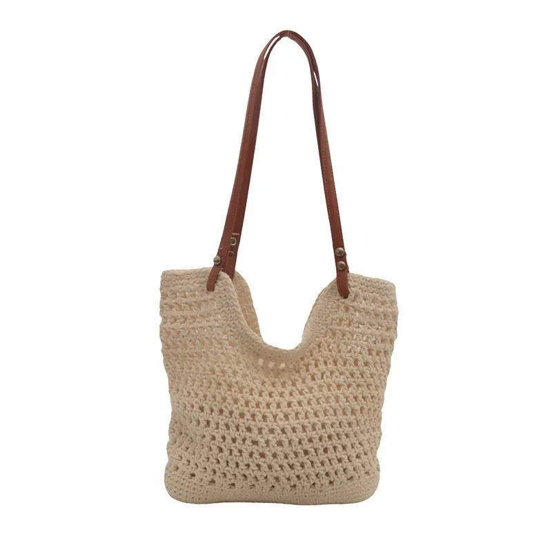 Women Woven Straw Shoulder Bag Large Capacity 2025 - Image 7
