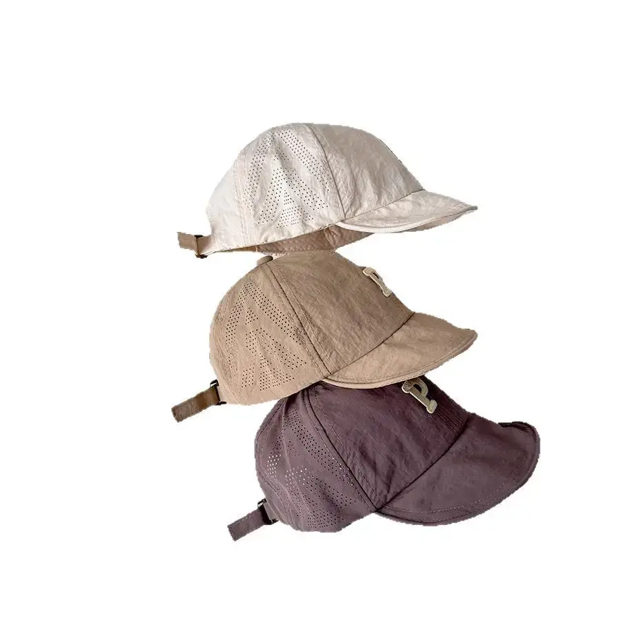 Baby Sun Hat White Mesh Spring Summer Cap - Image 9