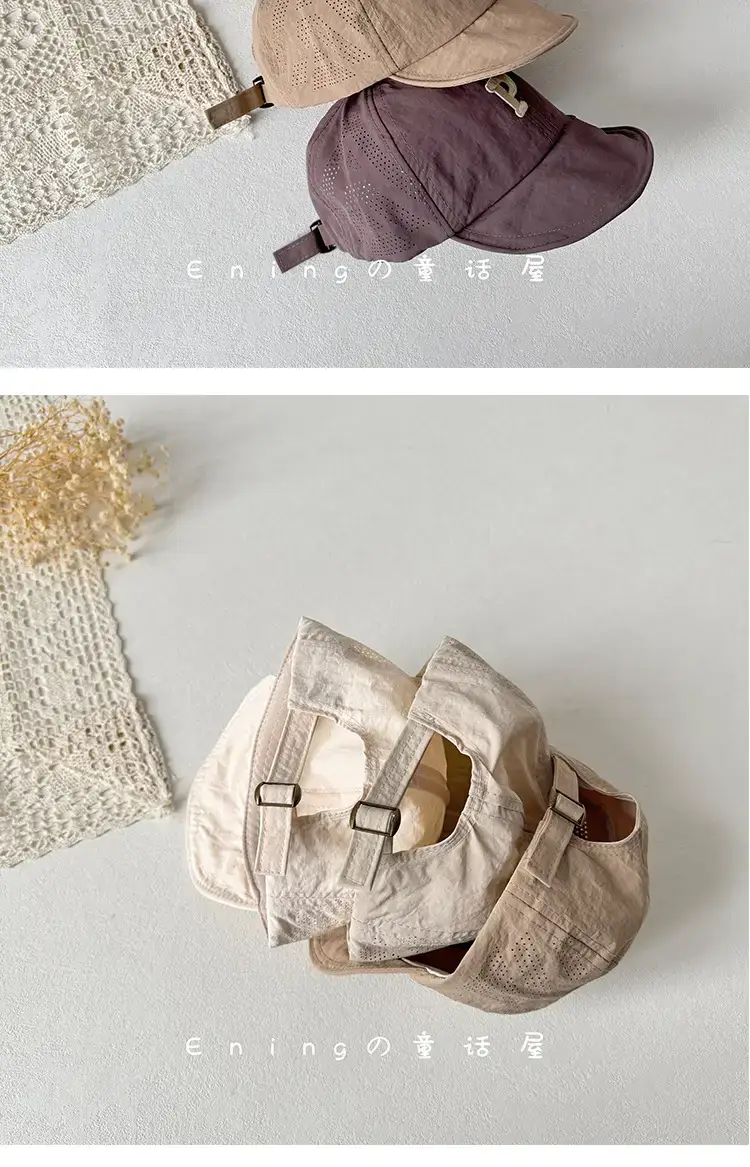 Baby Sun Hat White Mesh Spring Summer Cap — feature 9