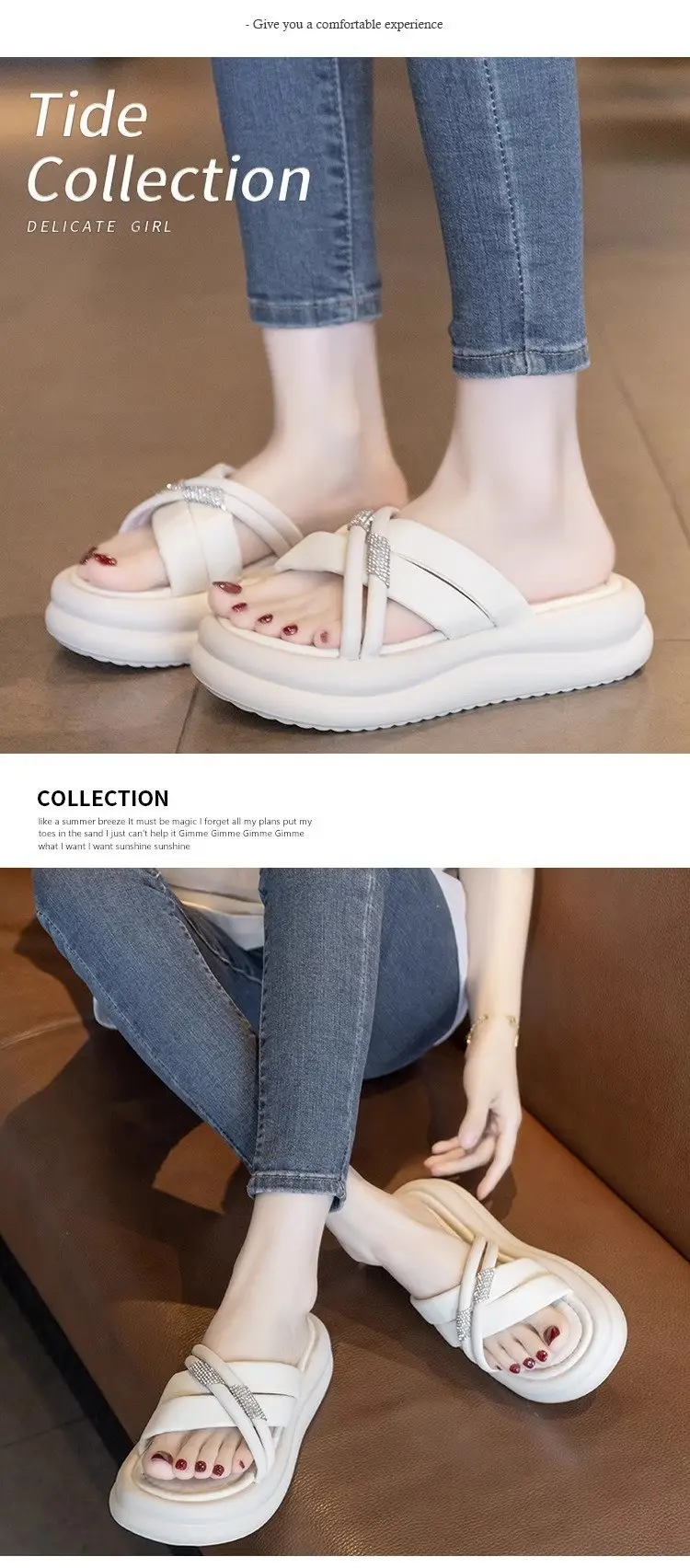 Women's Beige Platform Sandals Summer 2025 — feature 3