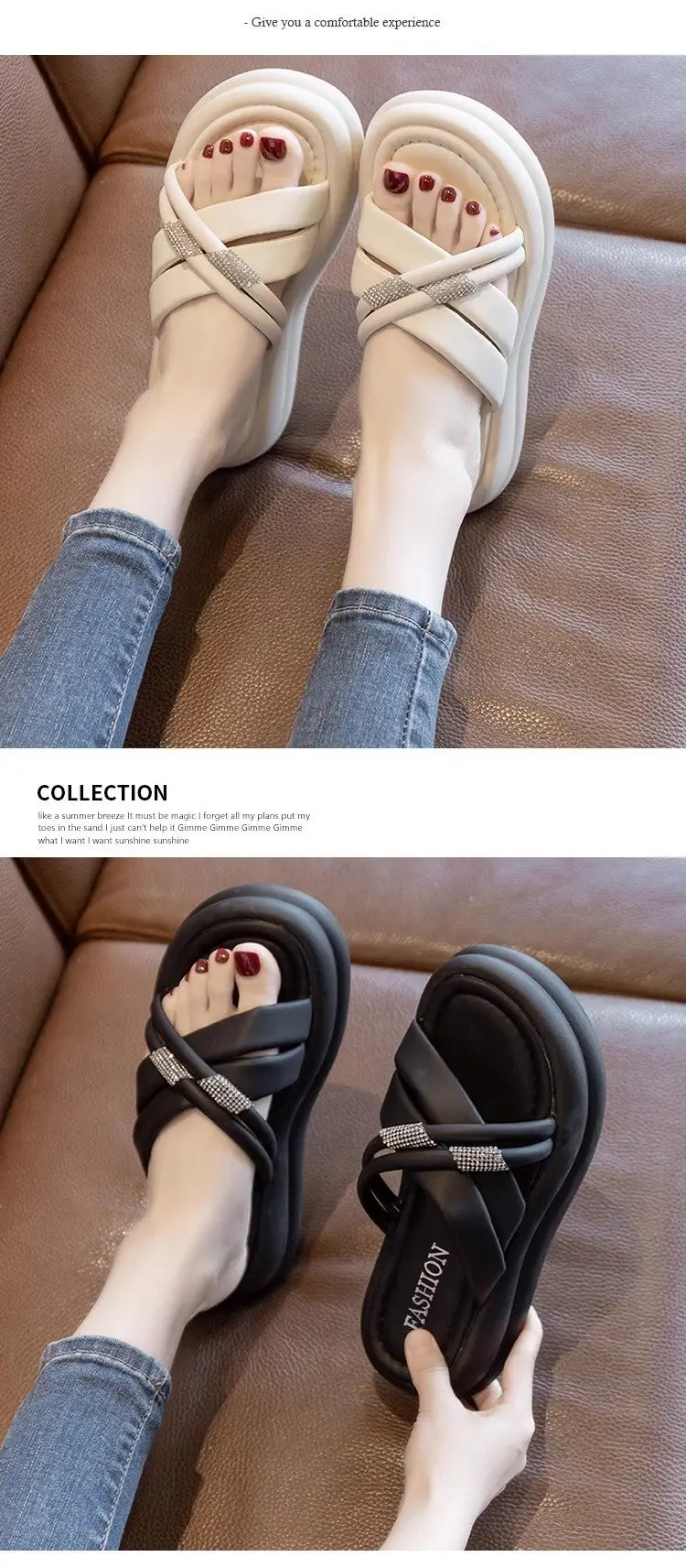 Women's Beige Platform Sandals Summer 2025 — feature 5