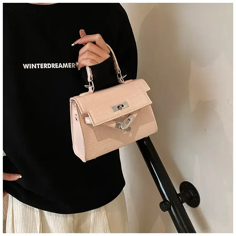 Women's White Croc Leather Crossbody Bag 2025 — feature 17