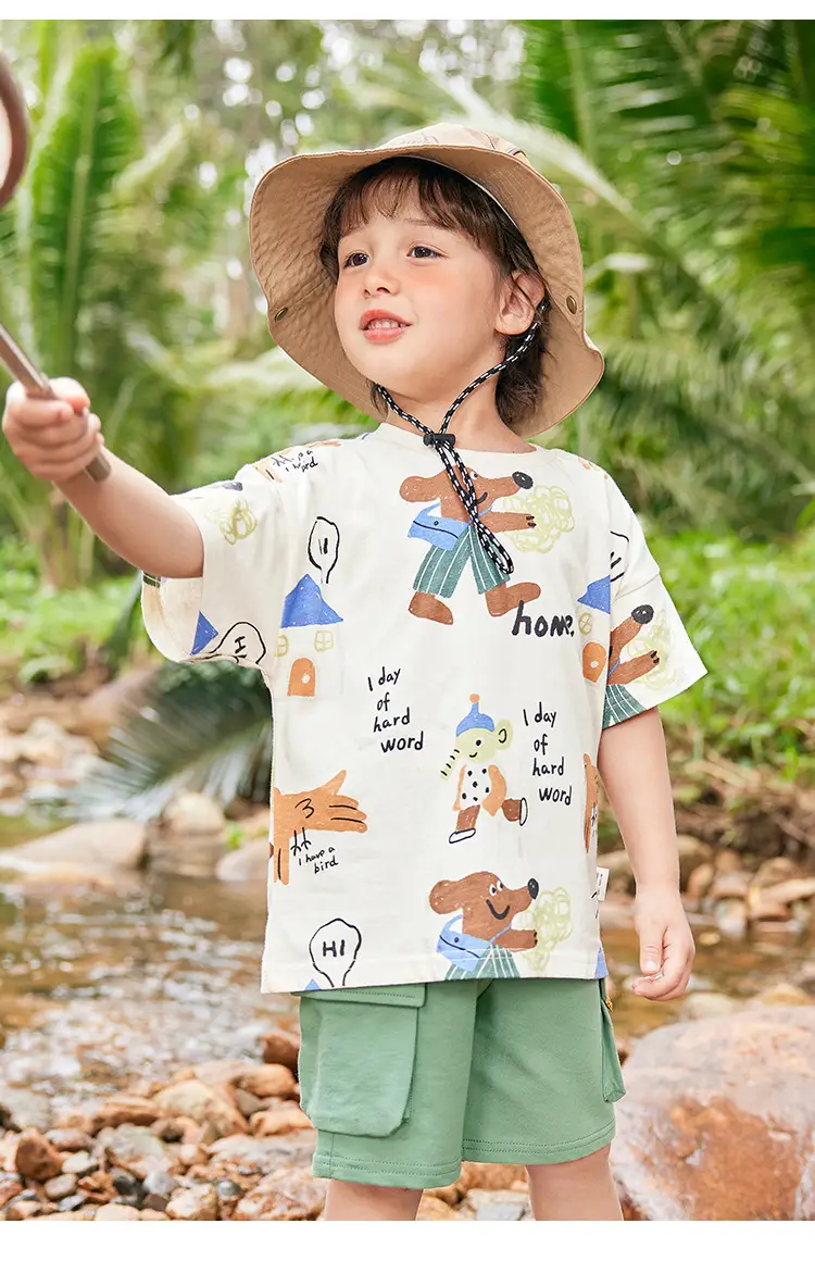 Boy Cotton T-Shirt Summer Baby Top Half Sleeve — feature 18