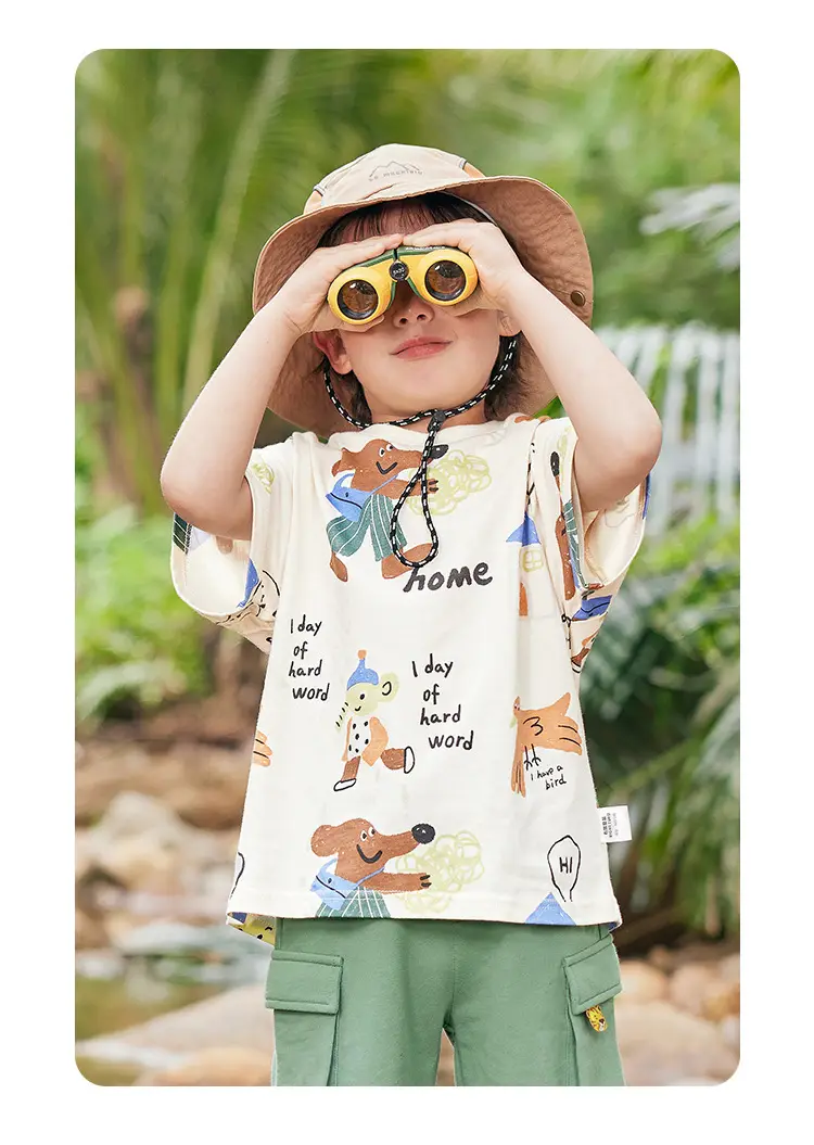 Boy Cotton T-Shirt Summer Baby Top Half Sleeve — feature 19