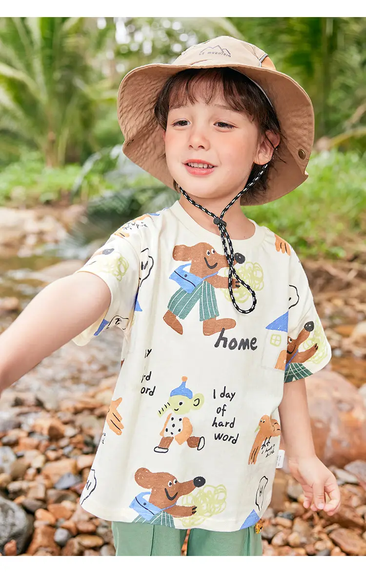 Boy Cotton T-Shirt Summer Baby Top Half Sleeve — feature 21