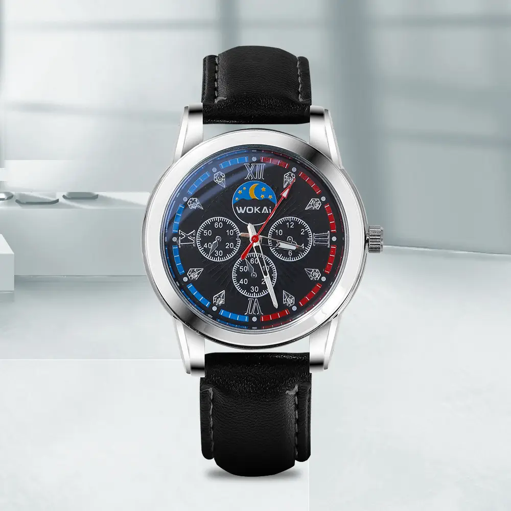 2025 Wokai Business Watch Quartz Sports Watch for Men