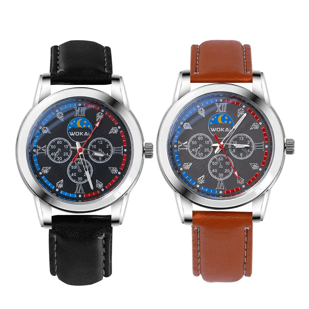 2025 Wokai Business Watch Quartz Sports Watch for Men — feature 1