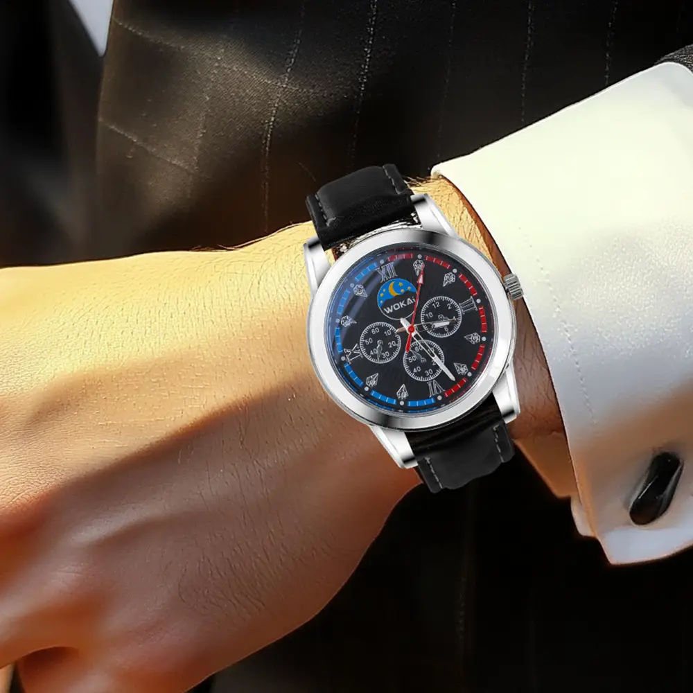 2025 Wokai Business Watch Quartz Sports Watch for Men — feature 4