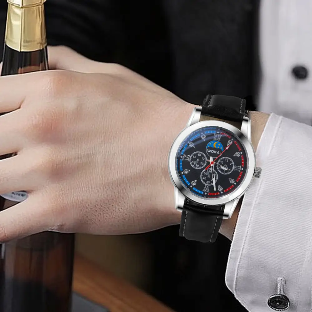 2025 Wokai Business Watch Quartz Sports Watch for Men — feature 6