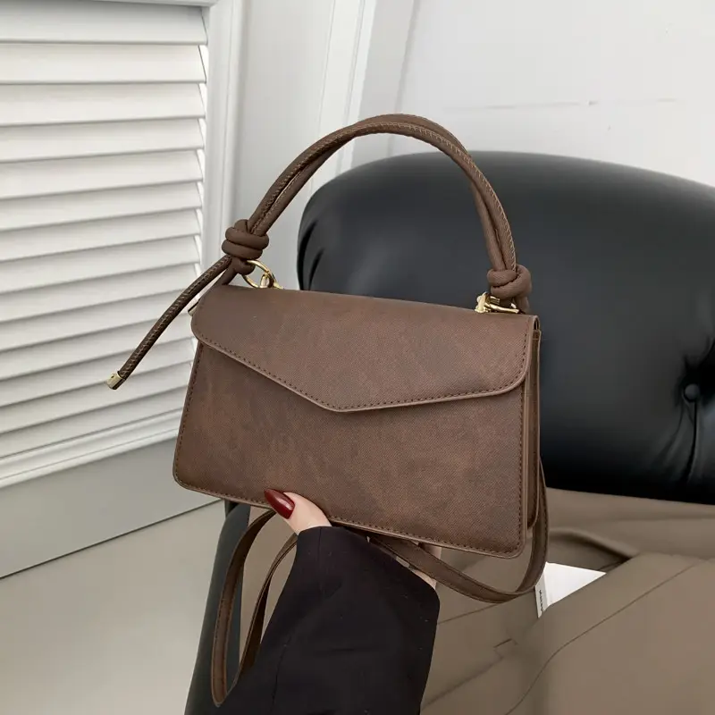 Textured Blue Shoulder Crossbody Bag for Women 2024 - Image 4