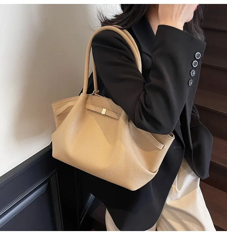 Women's Korean Style Beige Tote Bag 2025 — feature 16