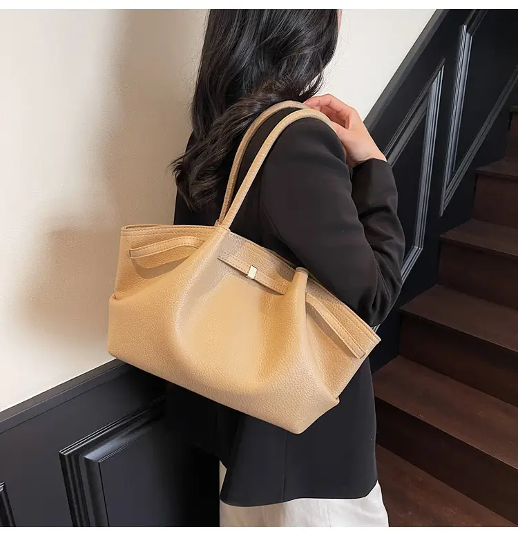 Women's Korean Style Beige Tote Bag 2025 — feature 17