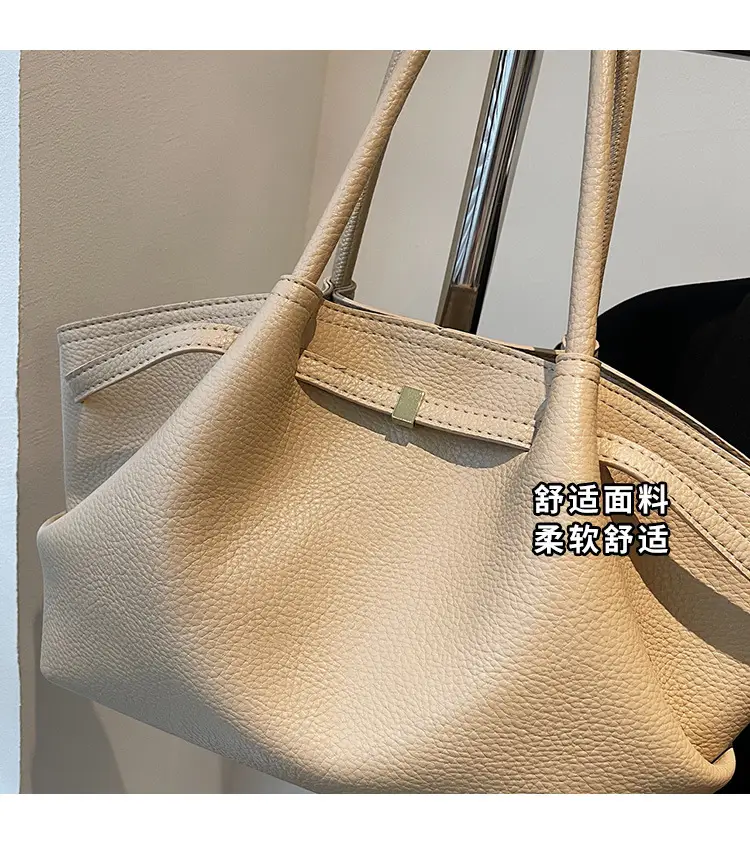 Women's Korean Style Beige Tote Bag 2025 — feature 2