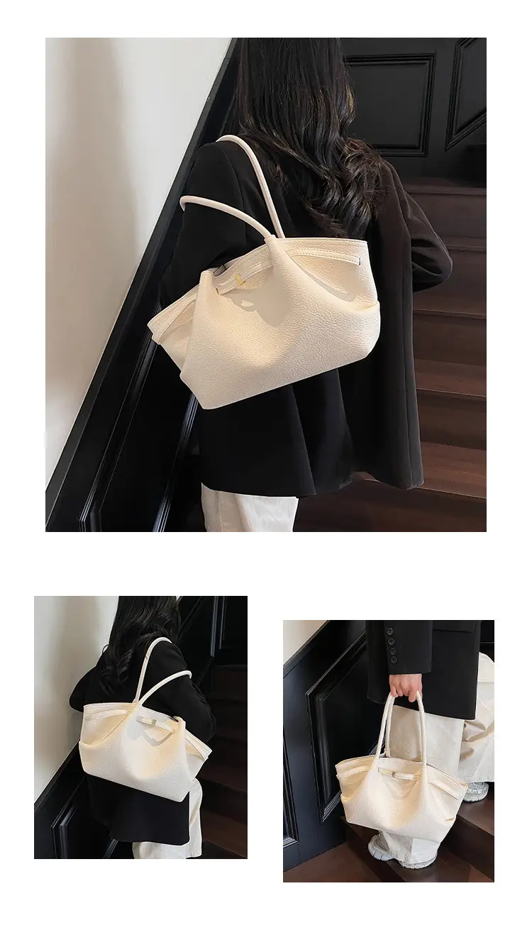 Women's Korean Style Beige Tote Bag 2025 — feature 26