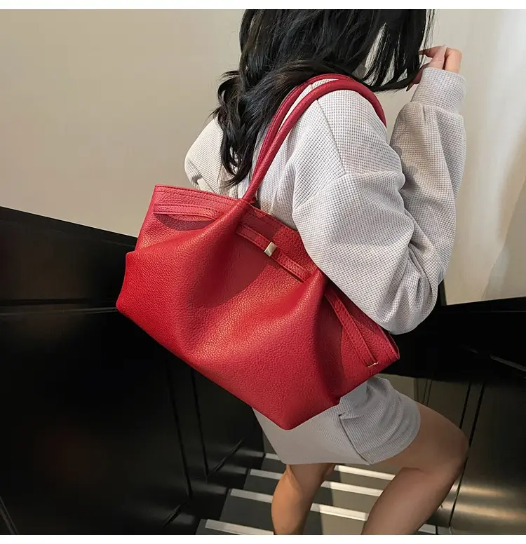 Women's Korean Style Beige Tote Bag 2025 — feature 8