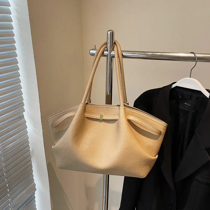 Women's Korean Style Beige Tote Bag 2025 - Image 4