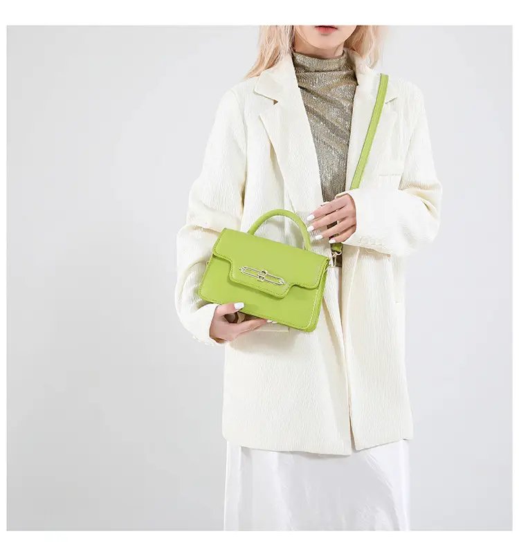 Pink Women's Shoulder Crossbody Bag with Secure Clasp — feature 21