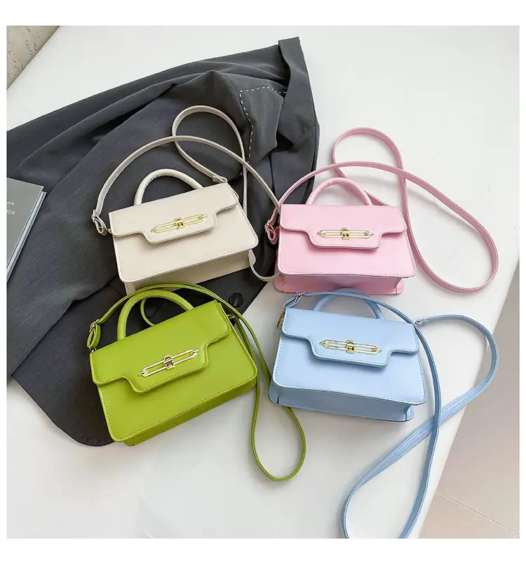 Pink Women's Shoulder Crossbody Bag with Secure Clasp — feature 40
