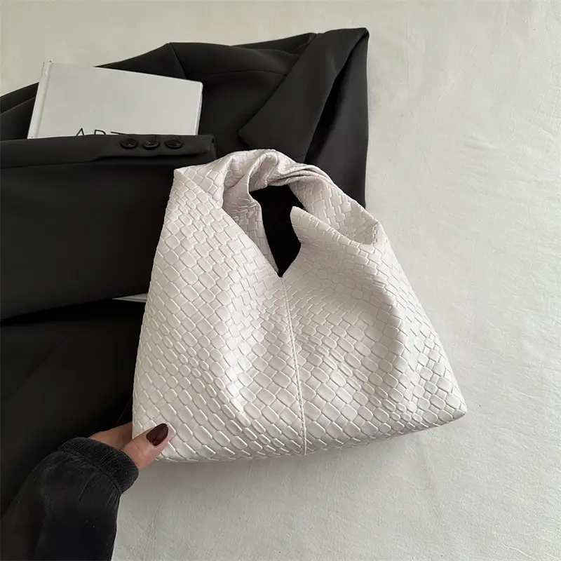 White Quilted Women's Commute Bag - Image 2