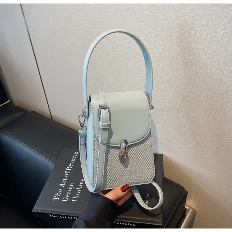Beige French Style Shoulder Messenger Bag for Women — feature 29