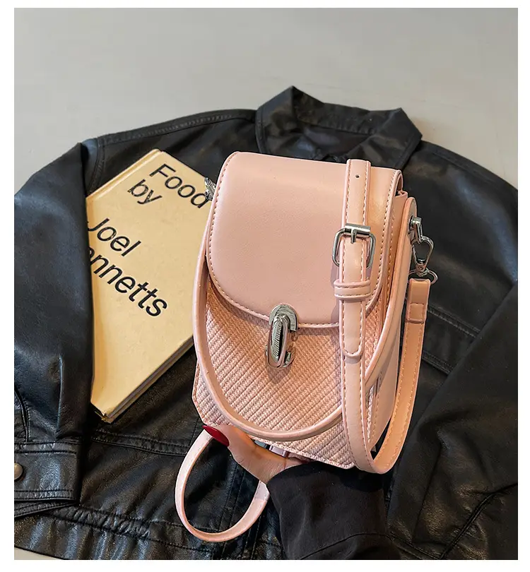 Beige French Style Shoulder Messenger Bag for Women — feature 4