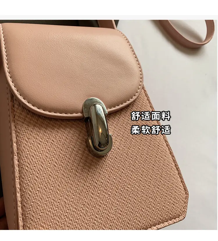 Beige French Style Shoulder Messenger Bag for Women — feature 9