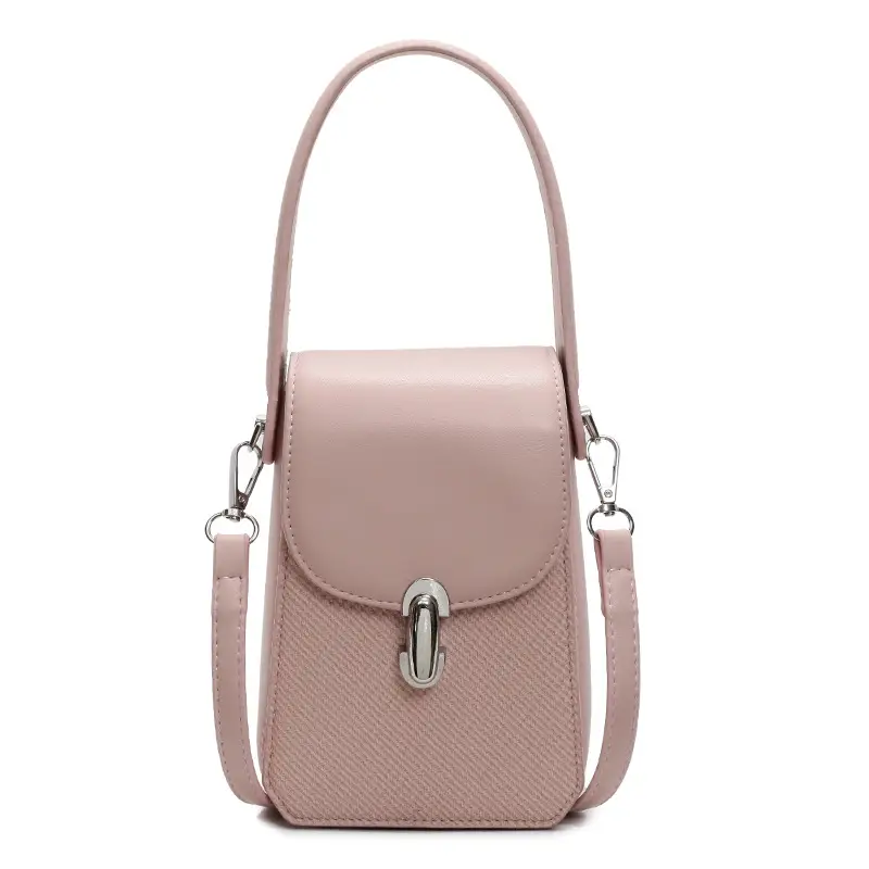 Beige French Style Shoulder Messenger Bag for Women - Image 3