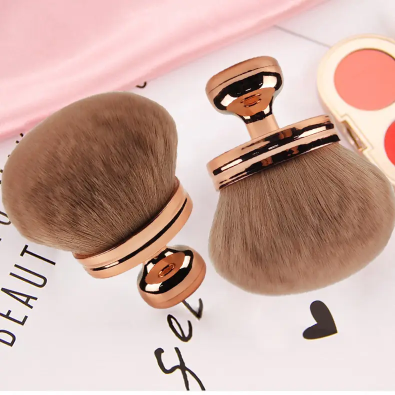 Oversized Powder Makeup Brushes Multi-Function Gold Black β feature 3