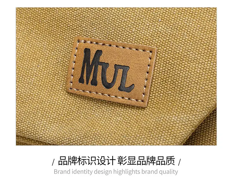 Men's Canvas Crossbody Bag Large Multi-Compartment Business Commuter — feature 27