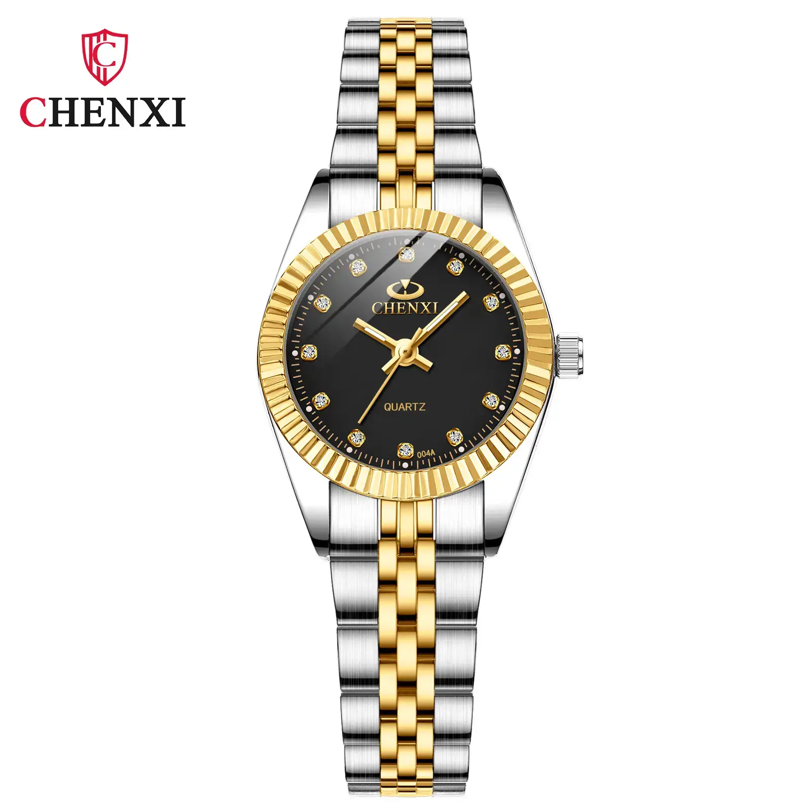 Chenxi Gold Silver Couple Watches 004A - Image 2