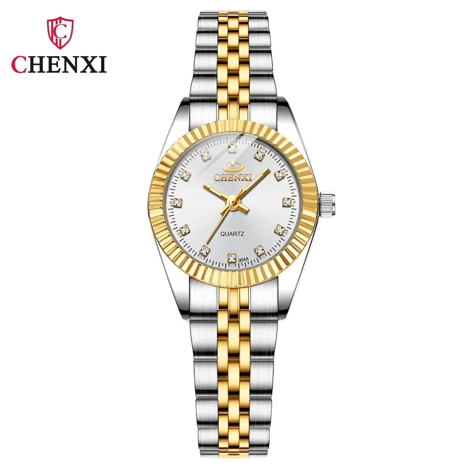 Chenxi Gold Silver Couple Watches 004A - Image 6