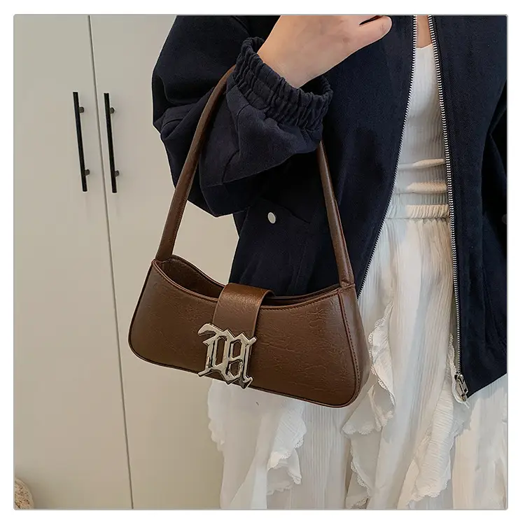 White French Style Shoulder Bag with Buckle Crossbody — feature 15