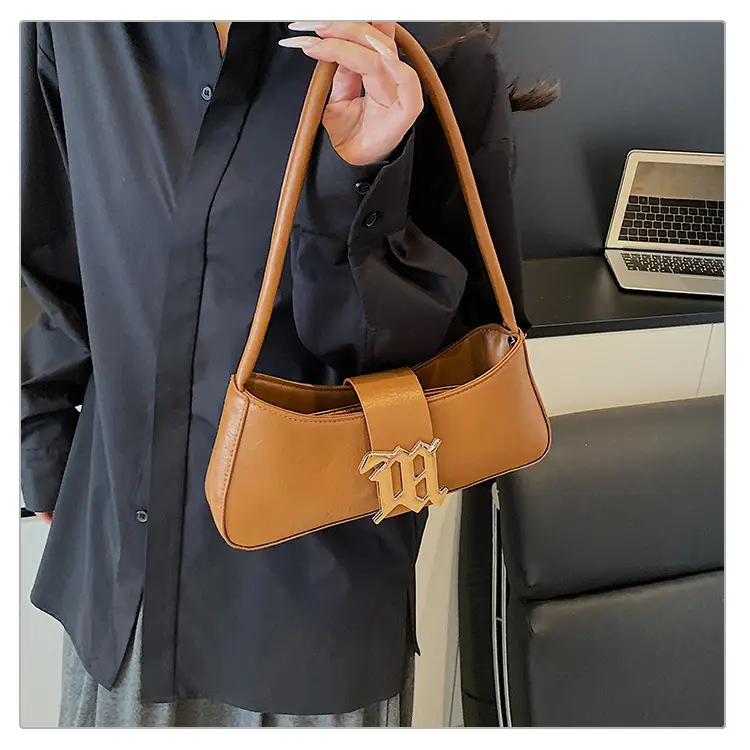 White French Style Shoulder Bag with Buckle Crossbody — feature 18
