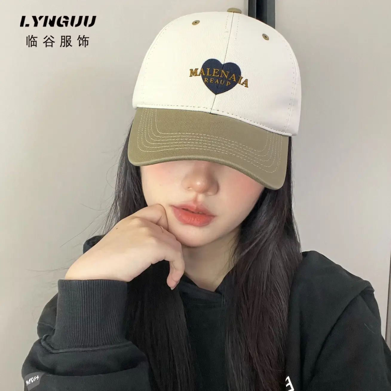 2025 Washable Cotton Baseball Cap Love Color Matching for Girls & Men - Image 5