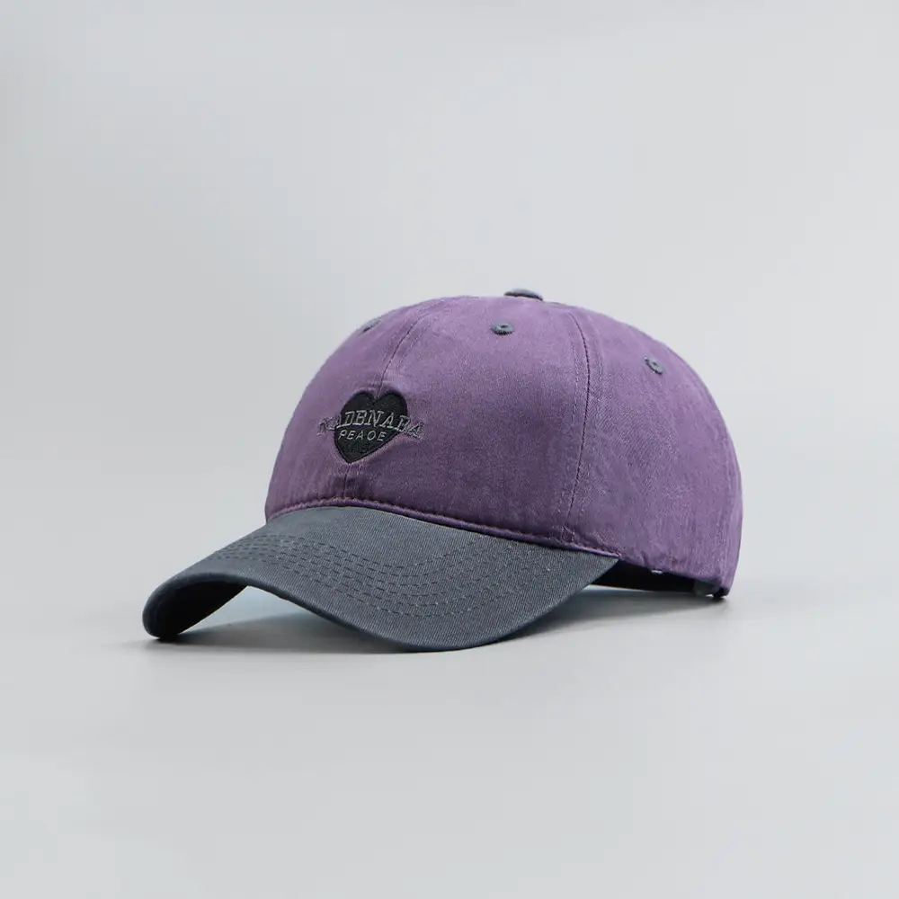 2025 Washable Cotton Baseball Cap Love Color Matching for Girls & Men — feature 13