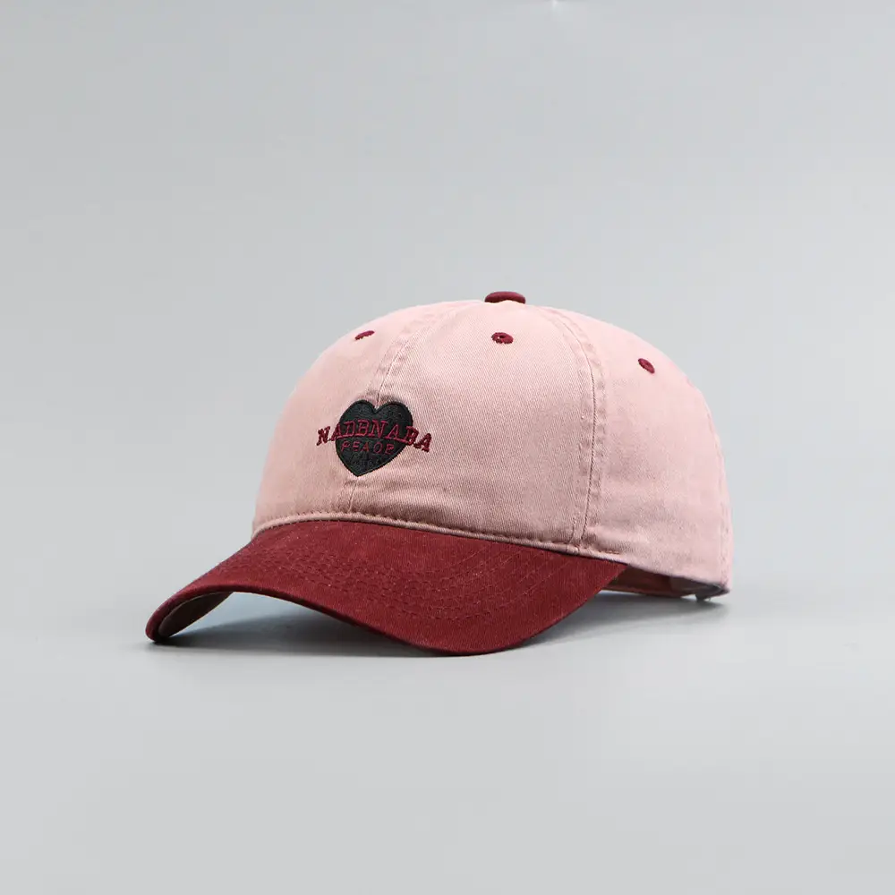 2025 Washable Cotton Baseball Cap Love Color Matching for Girls & Men - Image 4