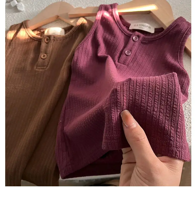 Boys Vest Summer Thin Western Style Sleeveless T-Shirt — feature 7