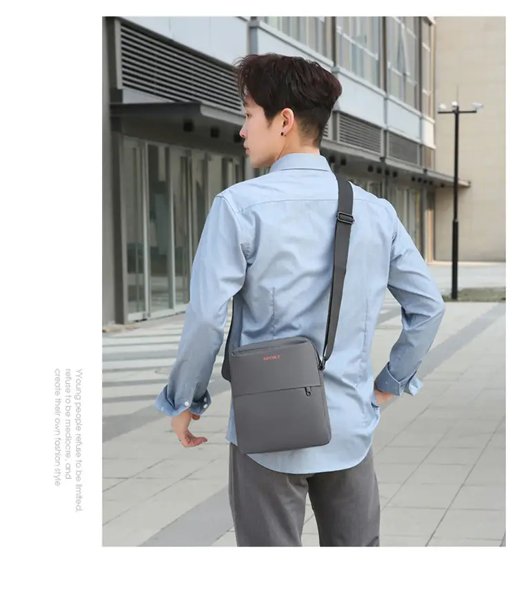 Navy Blue Sport Crossbody Bag Large Capacity — feature 17