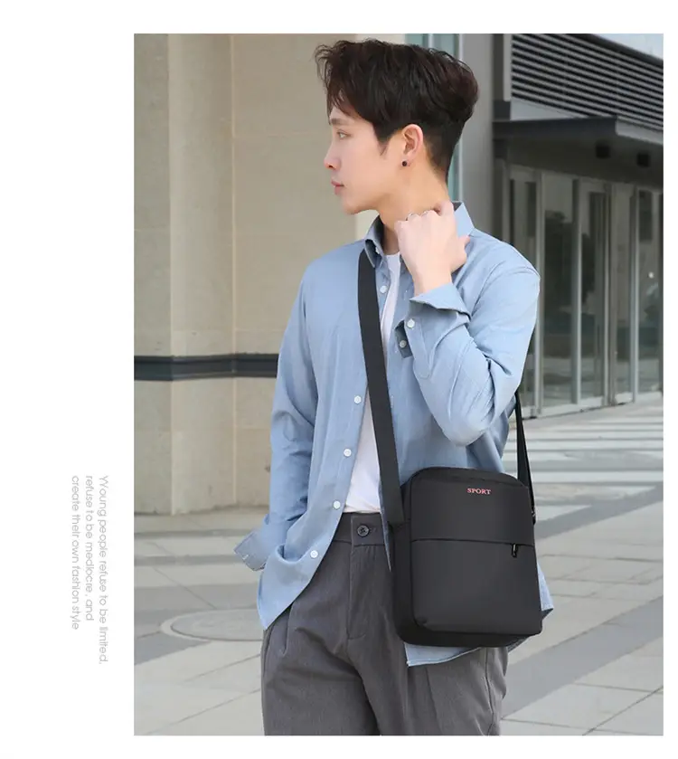 Navy Blue Sport Crossbody Bag Large Capacity — feature 22