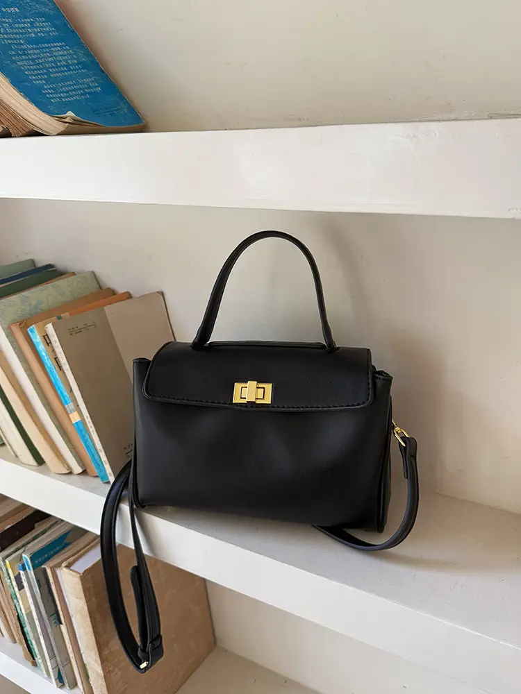 Small Square Pu Leather Shoulder Bag for Women